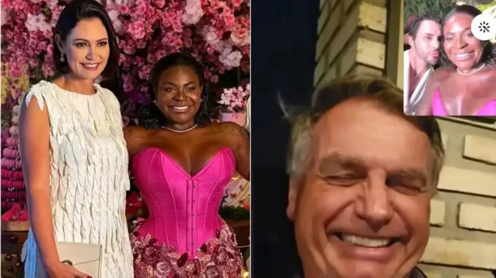 Jojo Todynho com Michelle Bolsonaro recebe ligação de Jair Bolsonaro | Foto: Reprodução / Instagram