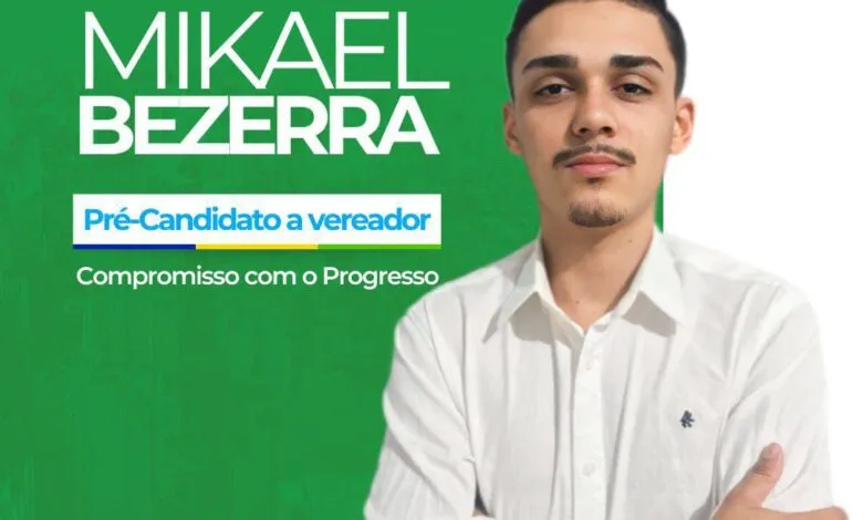 Em Santana do Piauí, jovem Mikael Bezerra anuncia pré-candidatura a vereador; veja!