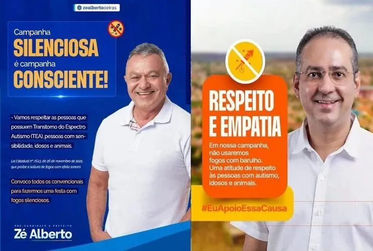 Eleições 2024 em Oeiras: Candidatos a prefeito prometem campanhas sem fogos barulhentos