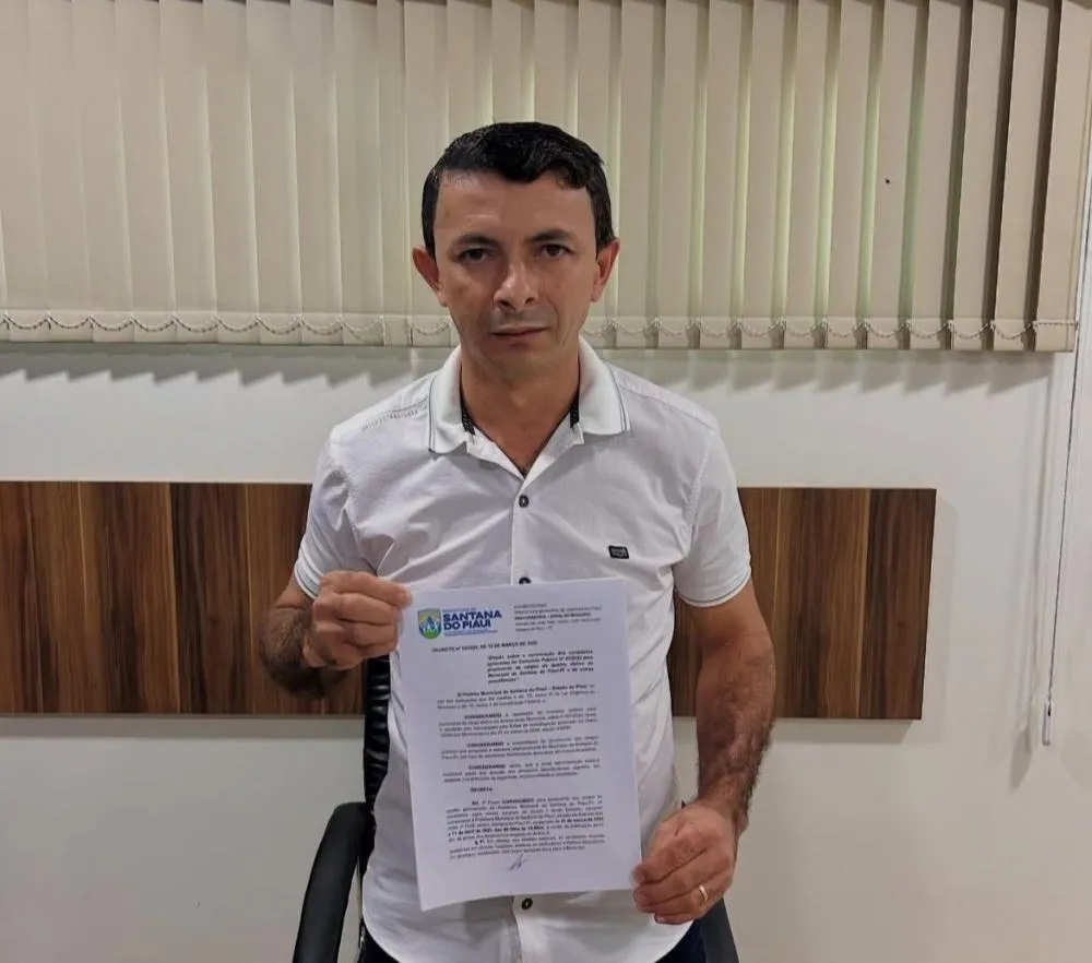 Prefeito de Santana do Piauí convoca 27 aprovados em concurso público