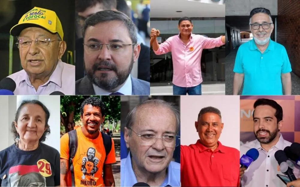 Candidatos a prefeito de Teresina (Foto: Montagem/ ClubeNews)