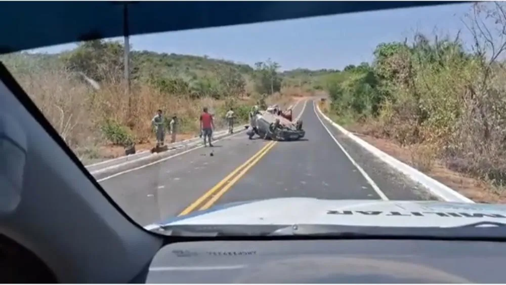 Acidente na Na PI-120 entre Barra D'Alcântara e Várzea Grande do Piauí 