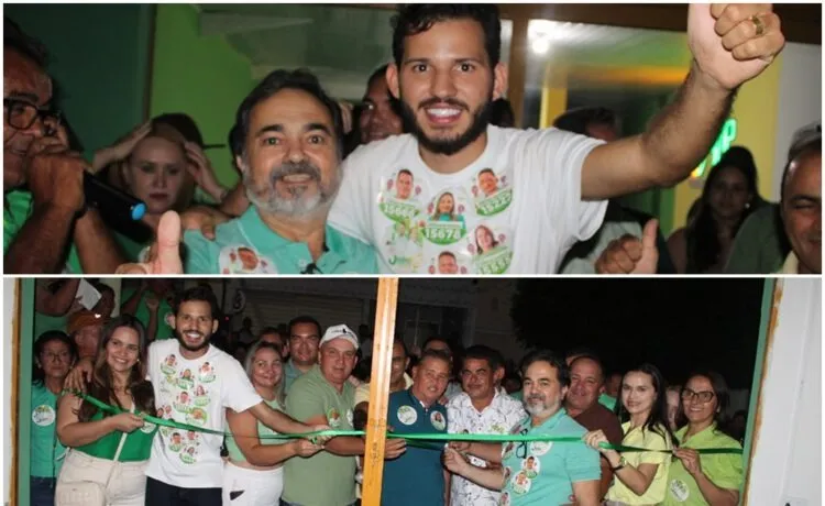 Santana do Piauí: João Guilherme e Valdenilson Dias inauguram comitê de campanha com grande participação popular