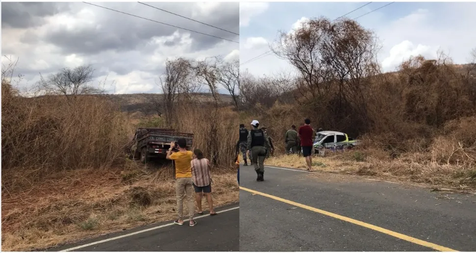Acidente entre Viatura da PM e D20 em Santana do Piauí deixa apenas Danos Materias