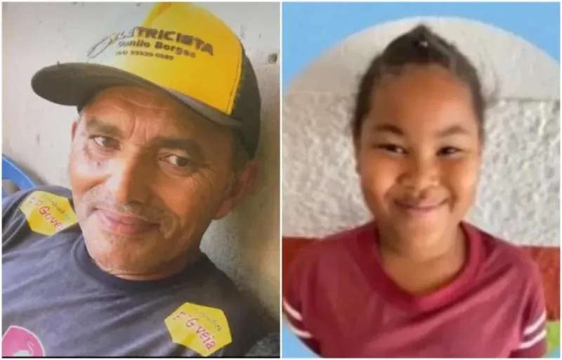 Lauro Miguel e a neta, Mirella Silva, estava em uma motocicleta. Ao tentarem acessar a BR, foram atingidos por um caminhão
