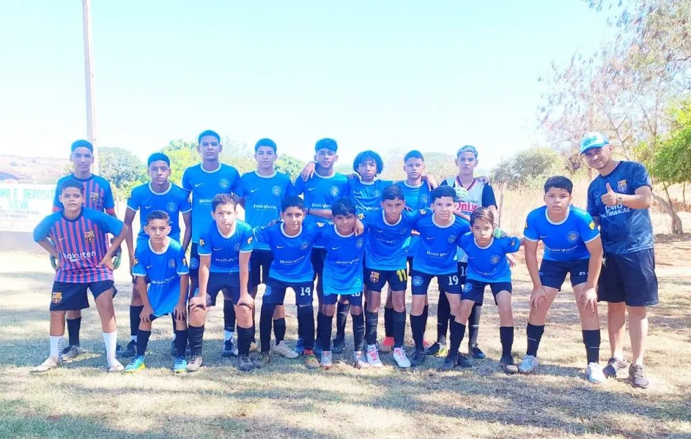 Deu Inicio Hoje a Copa Picos Sub -13 e o Barcelona empata com o IR Sport 