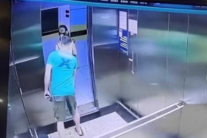 Os advogados da vítima afirmaram que o crime ocorreu quando a nutricionista encerrava o expediente de trabalho e que após o ato, o homem fugiu pelo elevador - (crédito: Reprodução/Redes sociais)