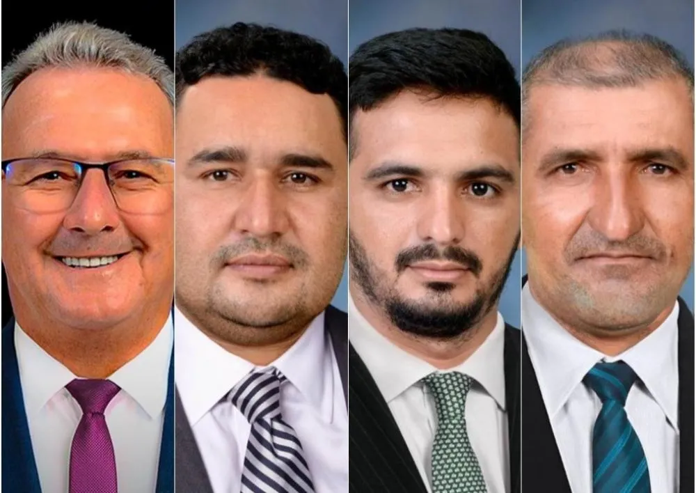 Mardone Ricardo, Pinheiro, Romério Padre e Valdeci Alves
