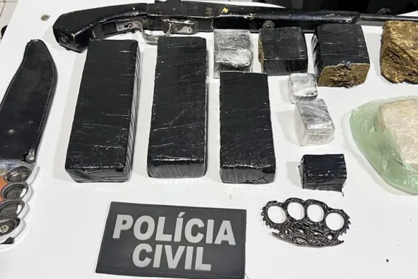 Material aprendido durante operação em Água Branca.