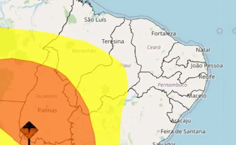 Alertas de chuvas intensas no Sudeste, Centro-Norte e Sudoeste do estado