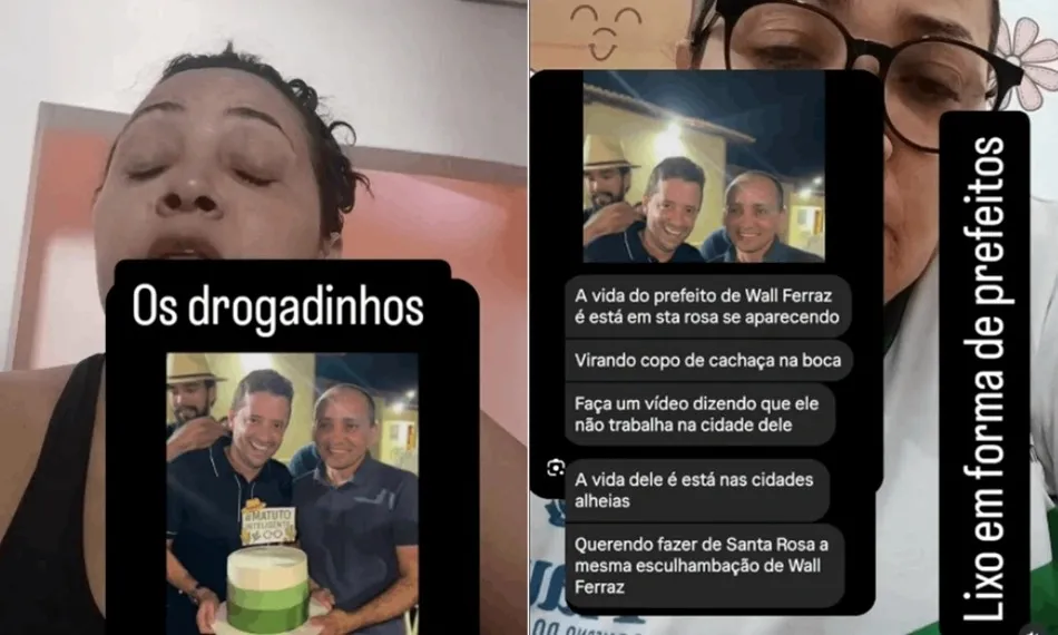 Prefeitos Guilherme Maia e Marlon Sousa processam professora após serem chamados de 'lixos' e 'drogadinhos'