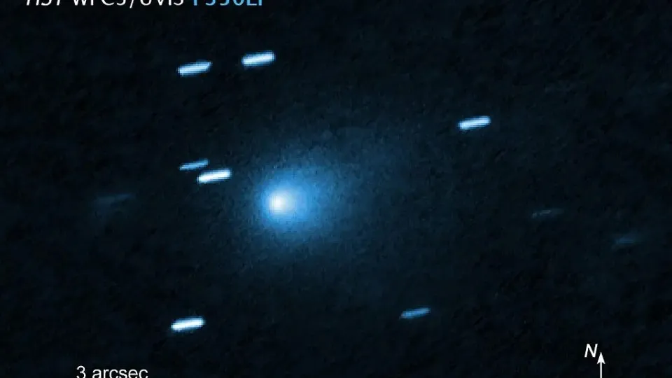 Imagem capturada do 3I/ATLAS, o cometa interestelar. (Foto: Wikimedia Commons )