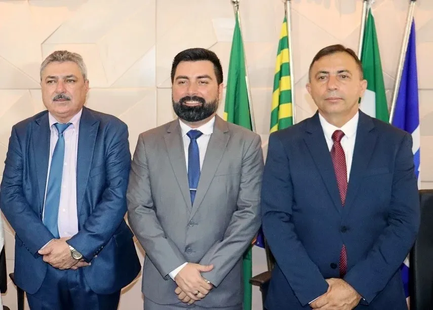 Ex-prefeito Zé Wlisses, prefeito Magno e o vice Josse