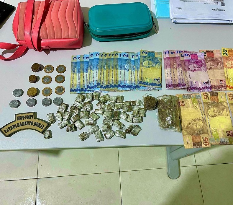 Casal é preso por tráfico de drogas em Jaicós-PI