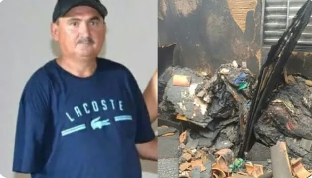 Mulher é assassinada a facadas e tem casa incendiada no Piauí; suspeito foragido — Foto: Polícia Civil