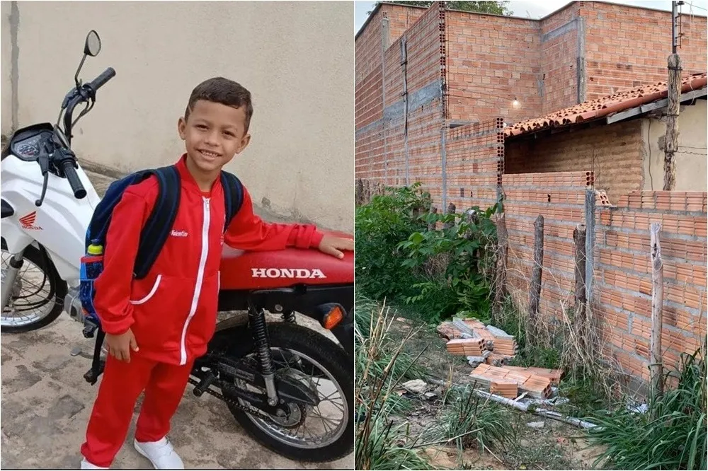 Menino de sete anos morre após ser atingido por muro que desabou em Floriano