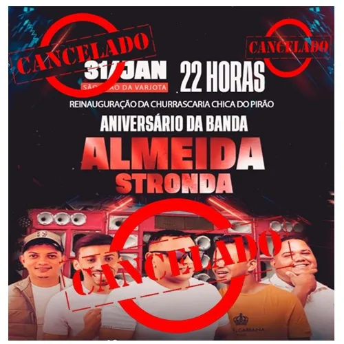 Mudança de data do aniversário da cidade gera prejuízos a evento já programado