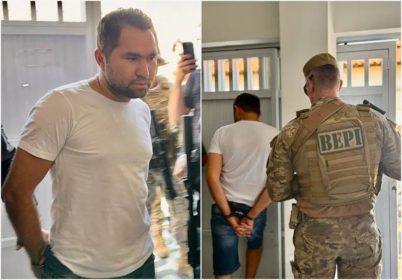 Francisco Fernando acusado de matar o Thiciano Ribeiro e a guarda municipal Penélope Brito.