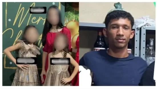 Três irmãs com idades entre 7 e 13 anos e motorista da família que estavam desaparecidos são encontrados após 10 horas — Foto: Divulgação/PCPINotícias