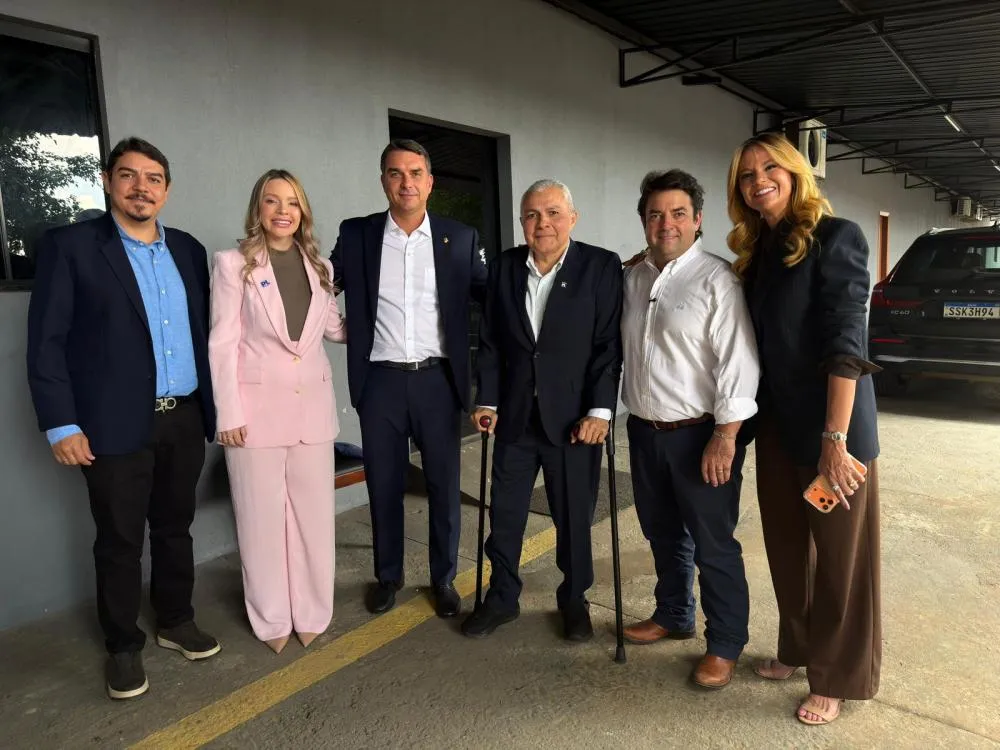 Encontro em Brasília com Flávio Bolsonaro impulsiona articulações do PL no Piauí - Ascom/PL