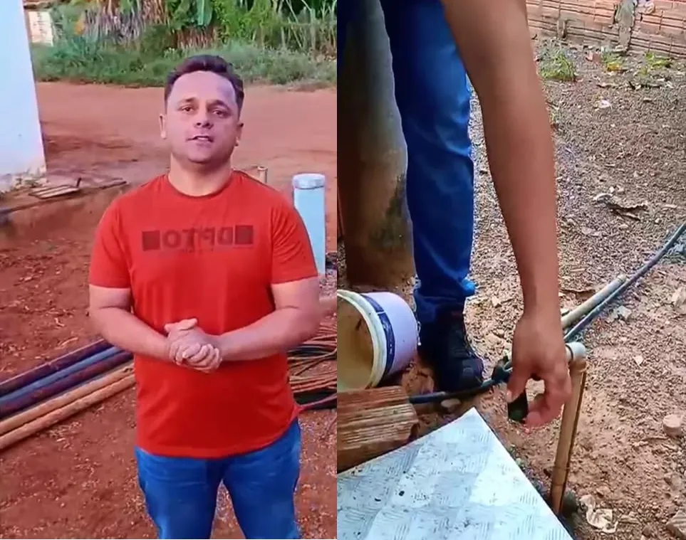 Suplente de Vereador Irmão Ailson denuncia falta de água na Localidade Lagoa Seca e cobra providencias