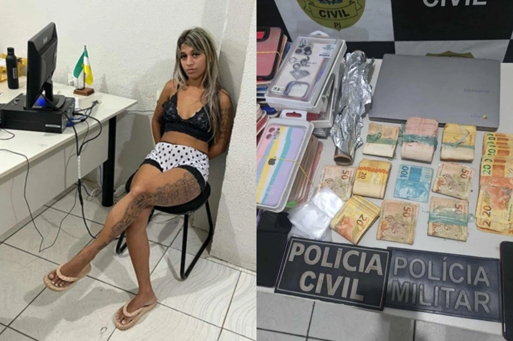 Tatiele Sousa da Silva, conhecida ‘Burguesinha Mafiosa’ Foto: Divulgação/Polícia Civil
