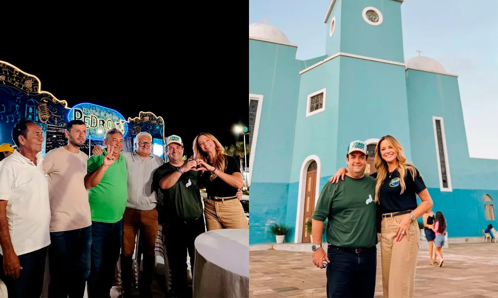 Tiago e Jhamya Junqueira participam do Festival de Inverno de Pedro II e ampliam agenda de diálogo no Piauí