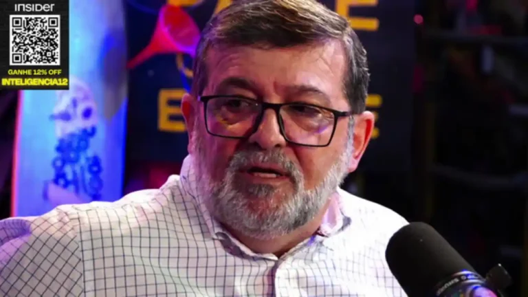O pastor Marcos Granconato durante participação em um podcast, comentando assuntos relacionados ao meio evangélico. (Foto: Reprodução)