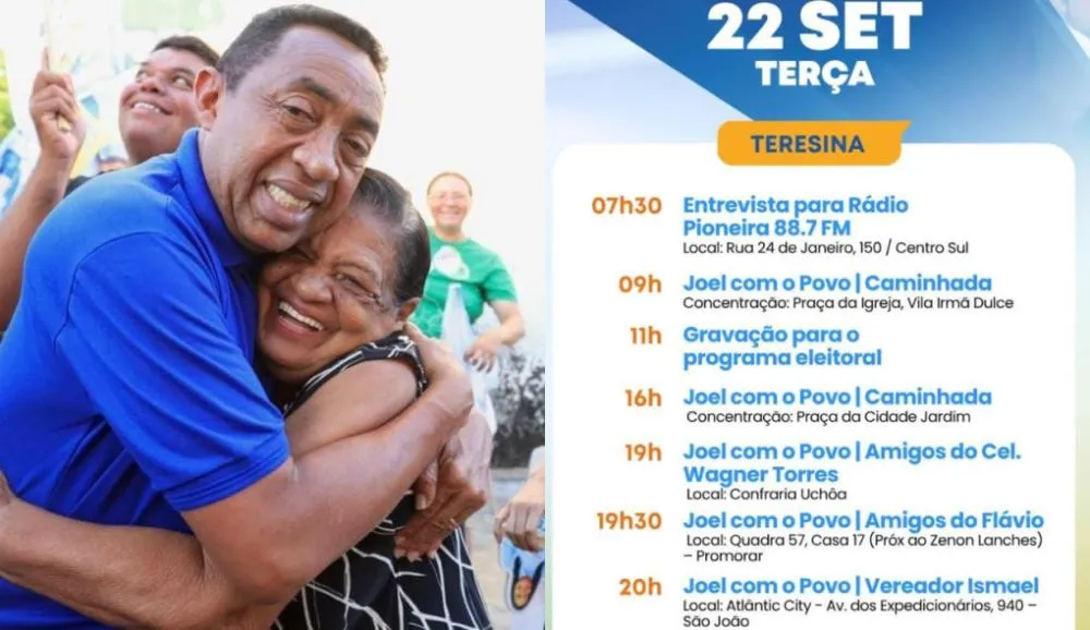 Joel Rodrigues concentra agenda em Teresina e mira disputa com Rafael Fonteles na capital - Foto: Reprodução