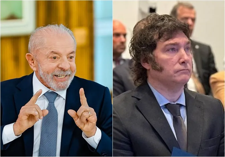 Milei provoca Lula em publicação após ser citado em debate