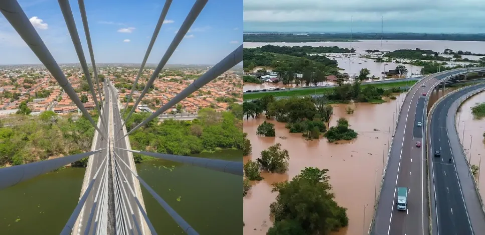Entre rios, desmatamento e sem drenagem: semelhanças entre Teresina e Porto Alegre acendem alerta